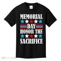 Memorial Day Honor The Sacrifice  Kids T-Shirt thumb 0