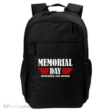 Memorial Day Remember And Honor Backpack