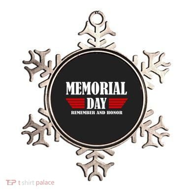 Memorial Day Remember And Honor Ornament