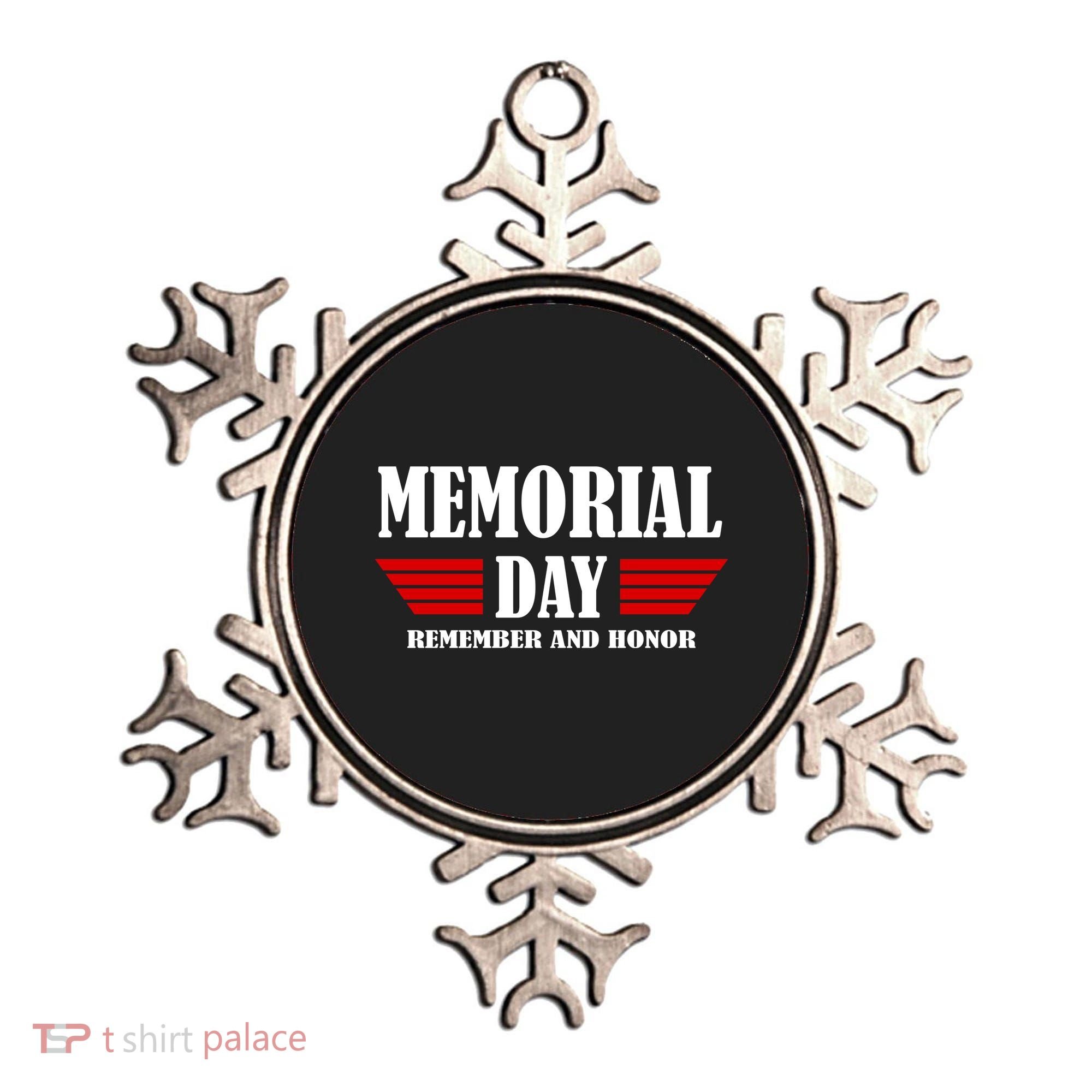 Memorial Day Remember And Honor Ornament