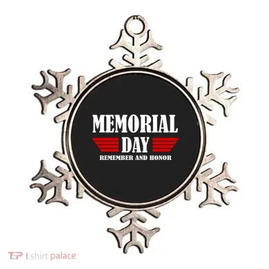 Memorial Day Remember And Honor Ornament