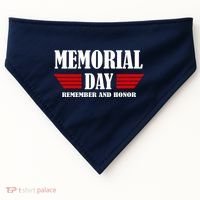 Memorial Day Remember And Honor USA-Made Doggie Bandana thumb 0