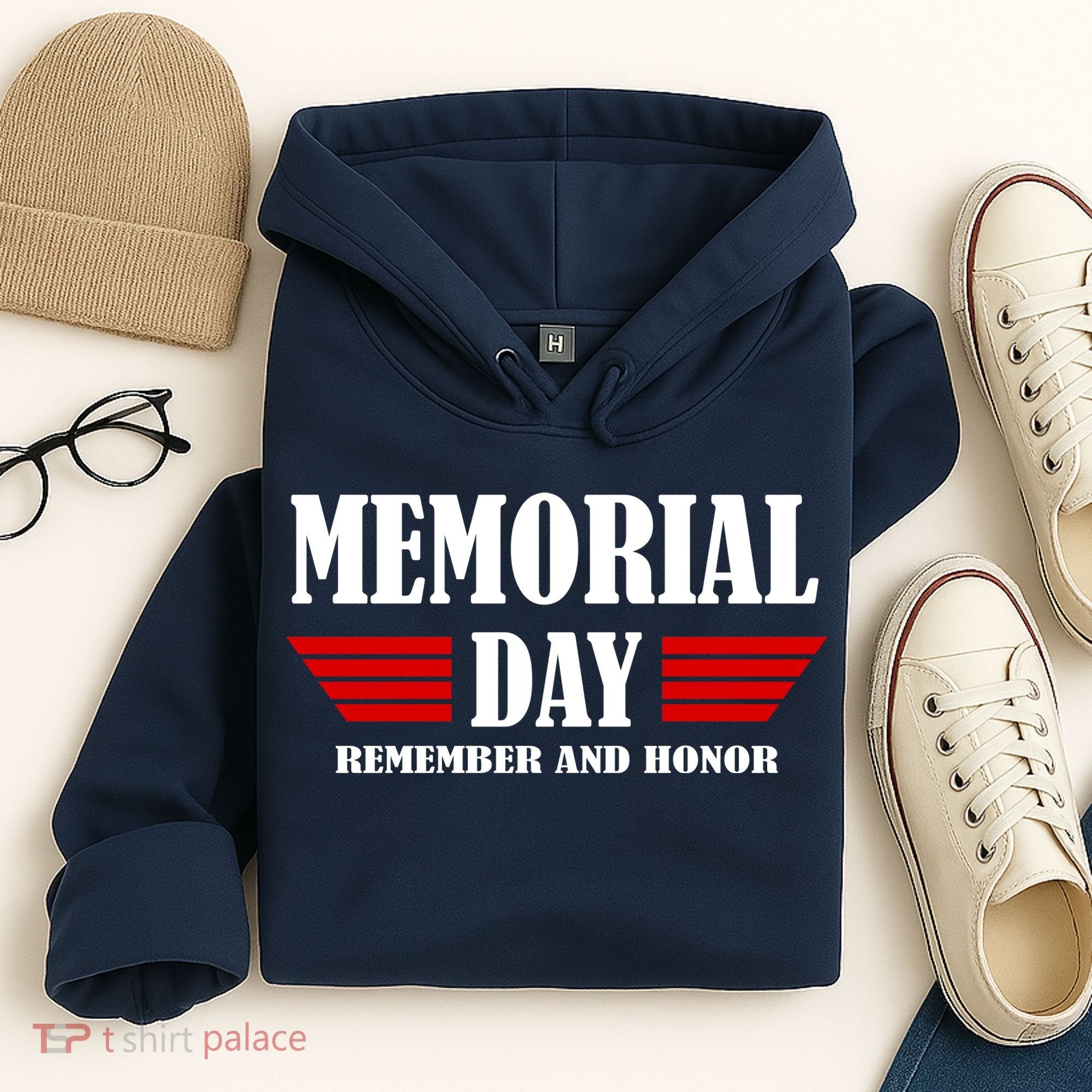 Memorial Day Remember And Honor Hoodie