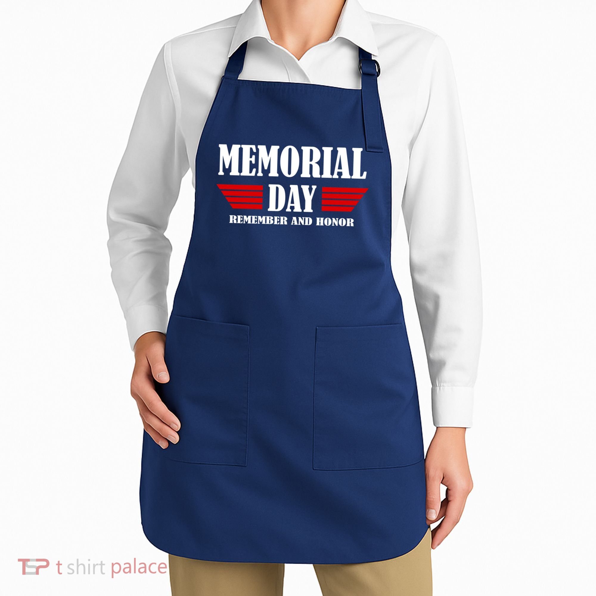 Memorial Day Remember And Honor Apron