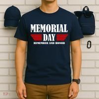 Memorial Day Remember And Honor T-Shirt thumb 6