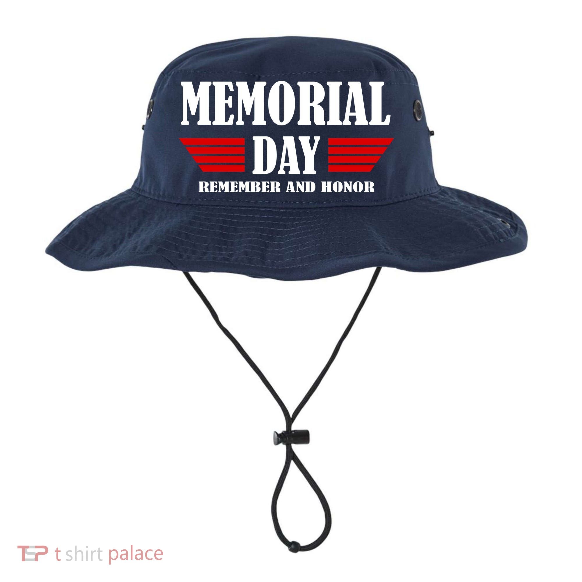 Memorial Day Remember And Honor Bucket Hat