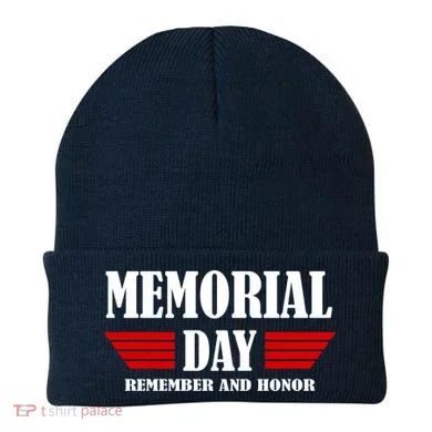 Memorial Day Remember And Honor Beanie