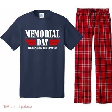 Memorial Day Remember And Honor Pajama Set