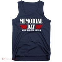 Memorial Day Remember And Honor Tank Top thumb 0