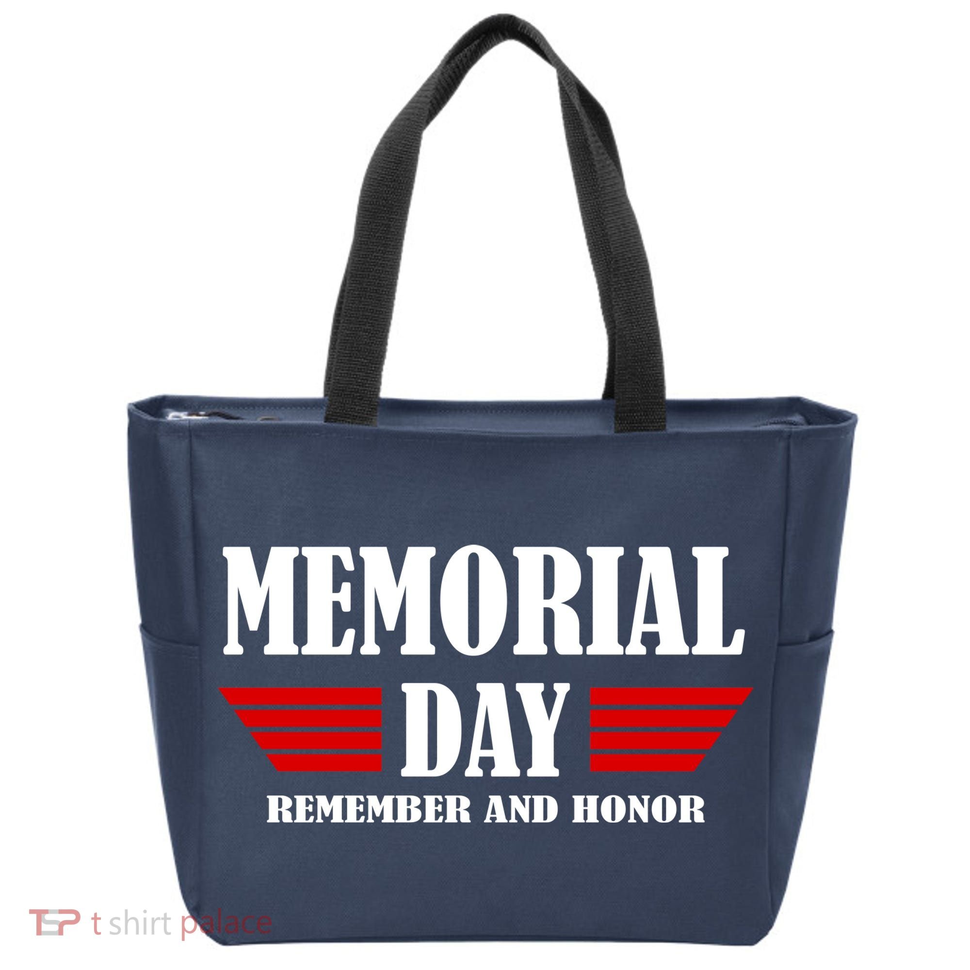 Memorial Day Remember And Honor Tote Bag