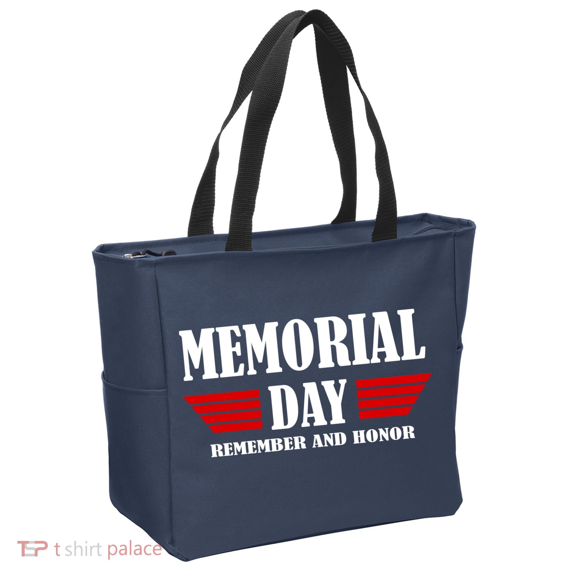 Memorial Day Remember And Honor Tote Bag