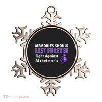 Memories Should Last Forever Fight Against Alzheimer's Ornament thumb 0