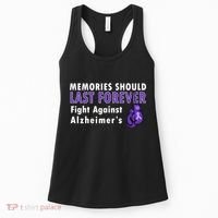 Memories Should Last Forever Fight Against Alzheimer's Women's Tank Top thumb 0