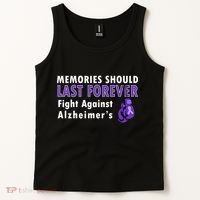 Memories Should Last Forever Fight Against Alzheimer's Tank Top thumb 2