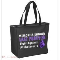 Memories Should Last Forever Fight Against Alzheimer's Tote Bag thumb 2