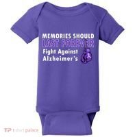 Memories Should Last Forever Fight Against Alzheimer's Baby Bodysuit thumb 0