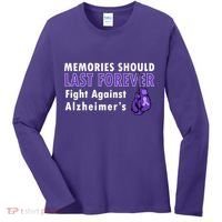 Memories Should Last Forever Fight Against Alzheimer's Women's Long Sleeve Shirt thumb 0
