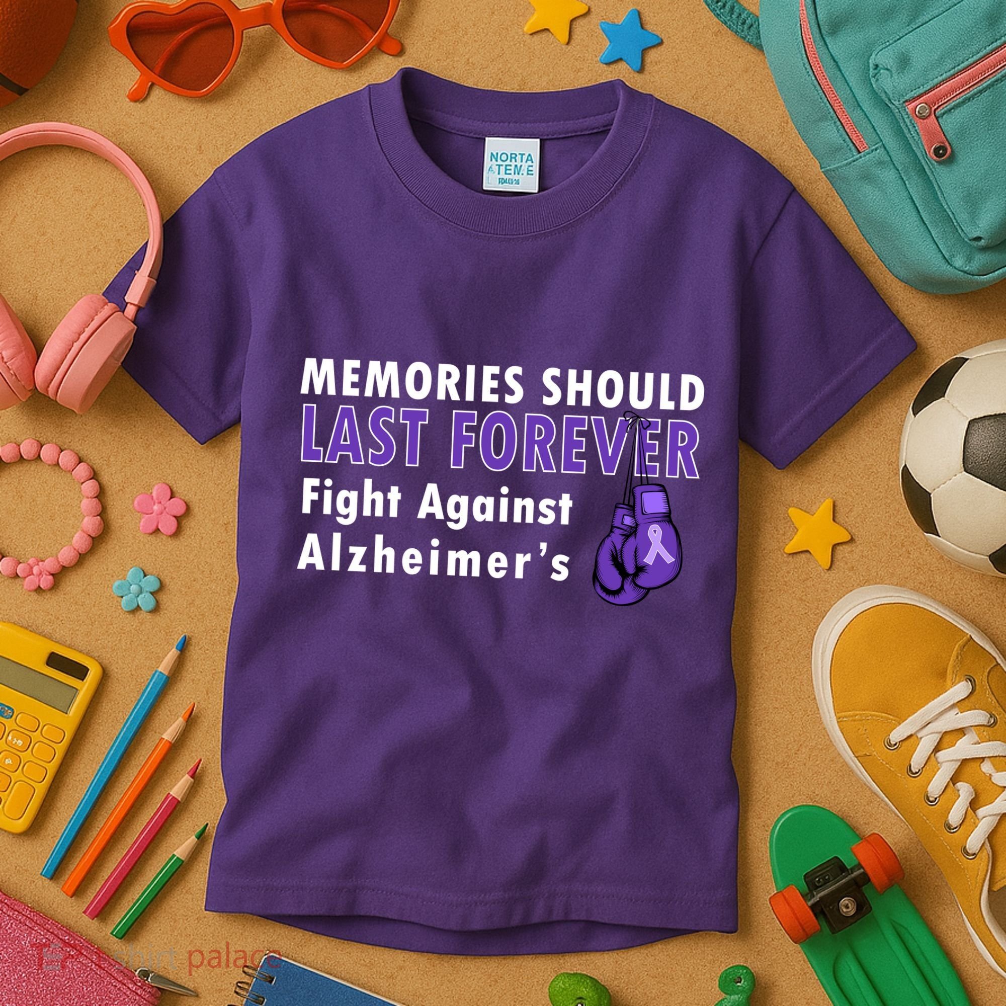 Memories Should Last Forever Fight Against Alzheimer's Kids T-Shirt