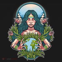 Mother Earth Native American Earth Day Doggie Tank thumb 4