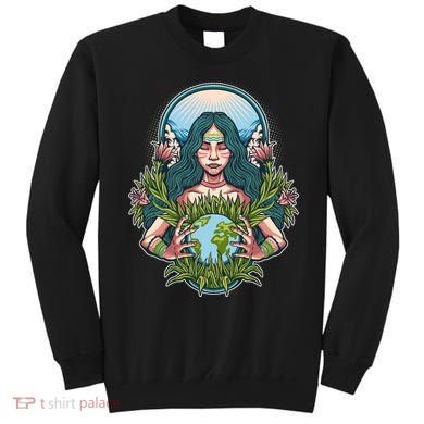 Mother Earth Native American Earth Day Sweatshirt