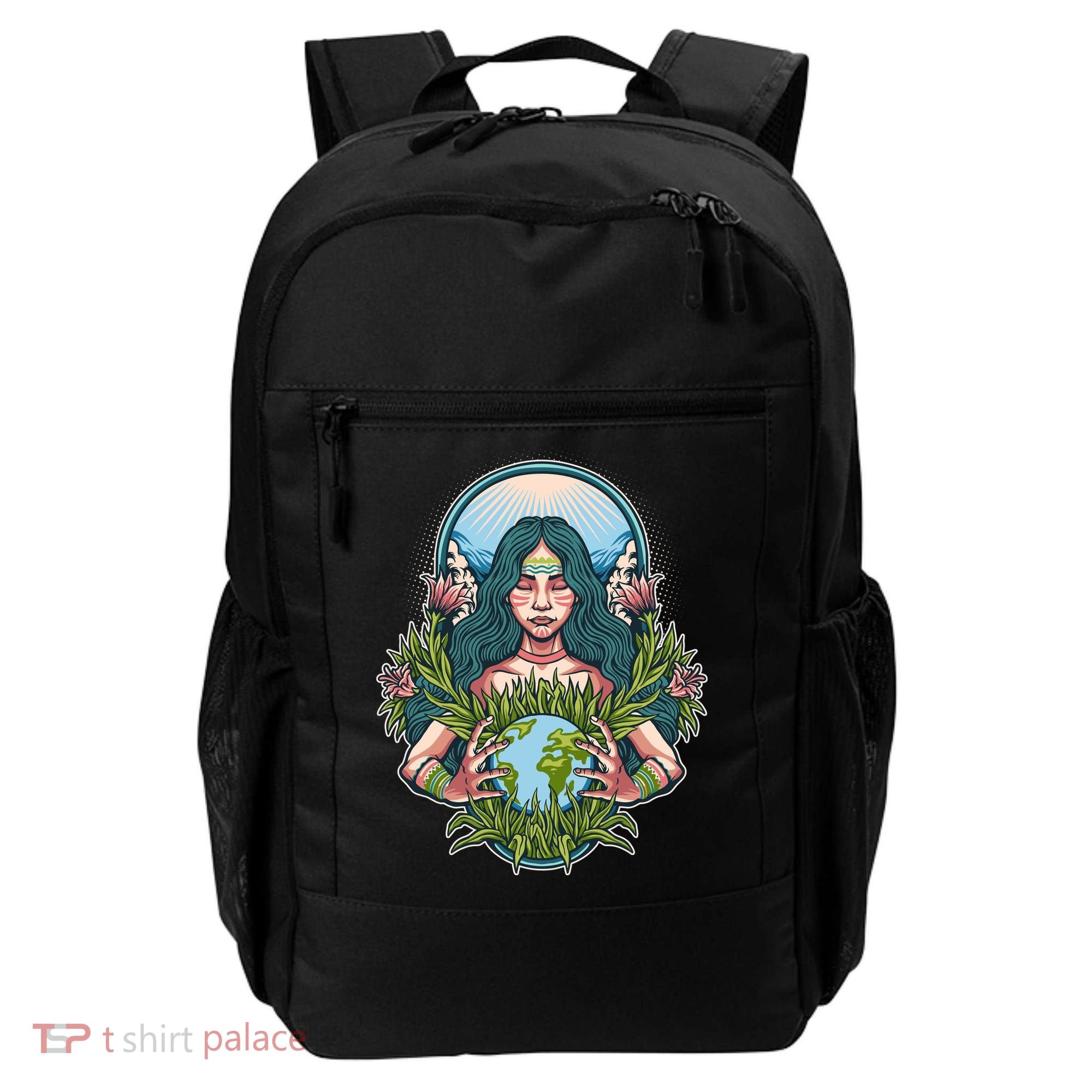 Mother Earth Native American Earth Day Backpack