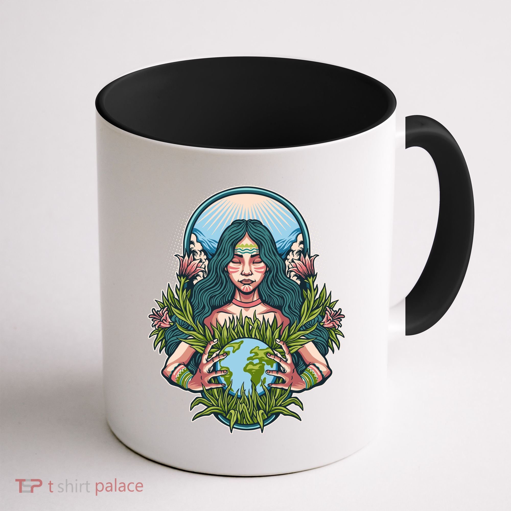 Mother Earth Native American Earth Day Coffee Mug