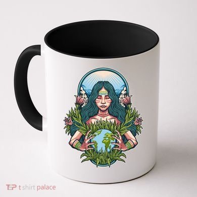 Mother Earth Native American Earth Day Coffee Mug
