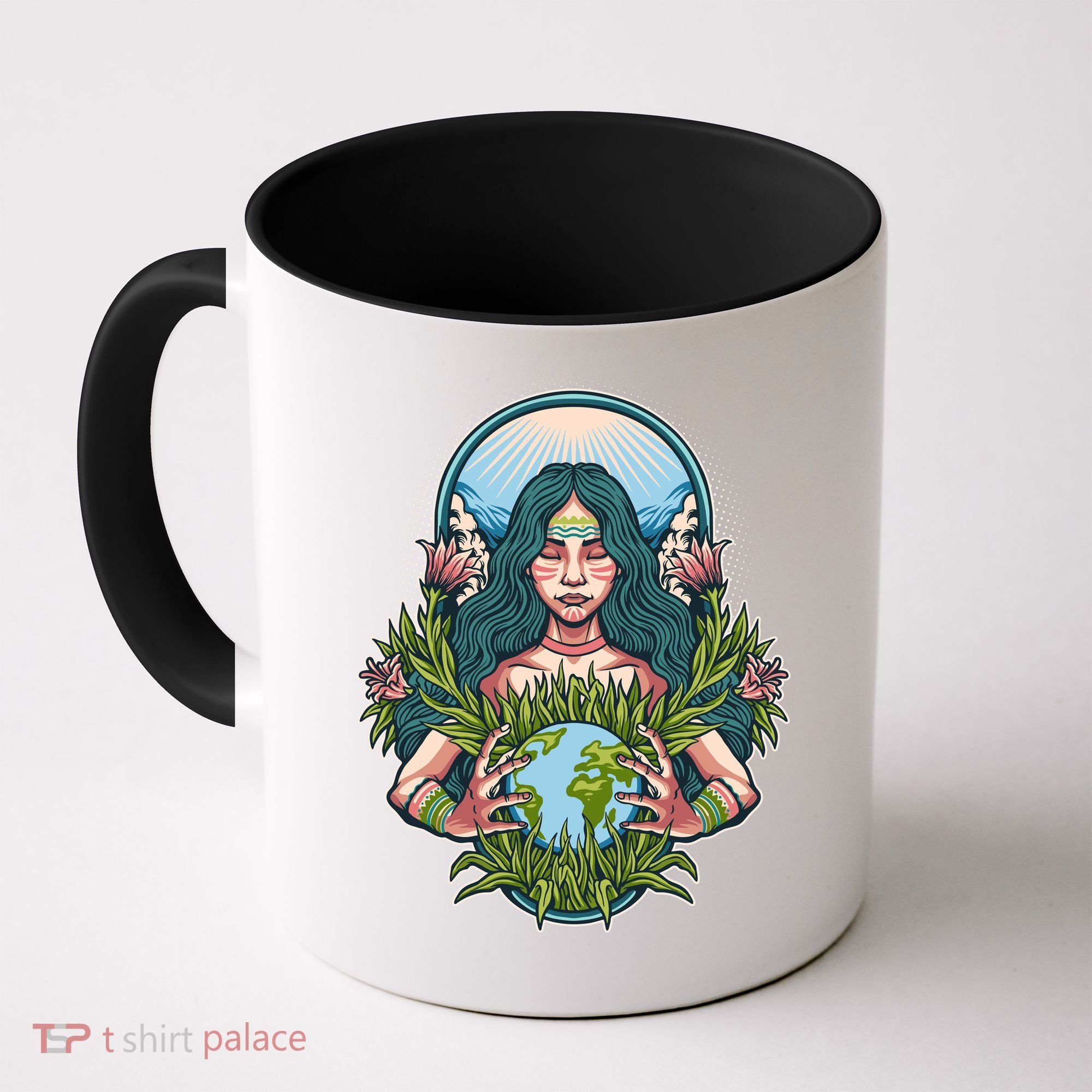Mother Earth Native American Earth Day Coffee Mug
