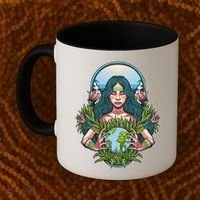 Mother Earth Native American Earth Day Coffee Mug thumb 2