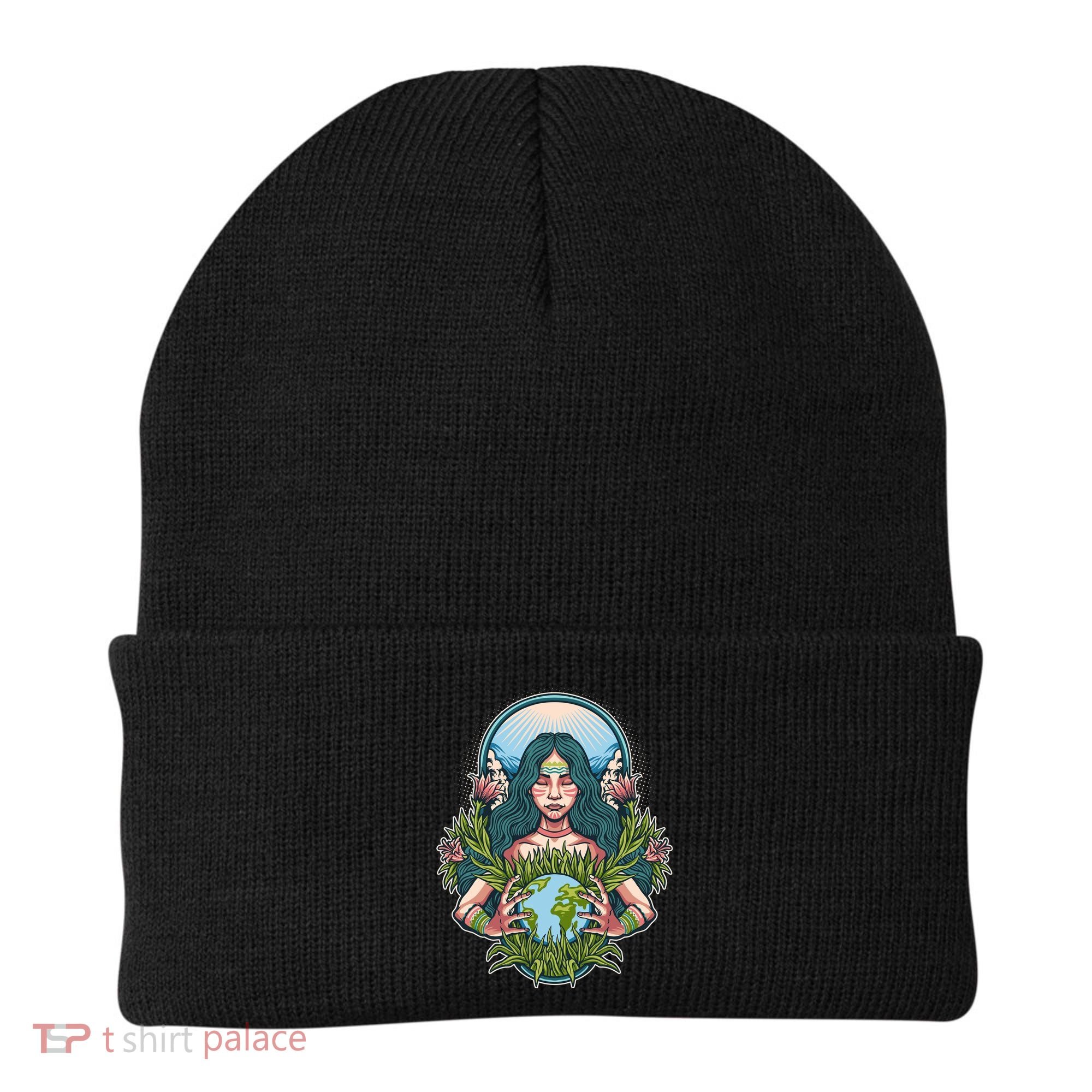 Mother Earth Native American Earth Day Beanie