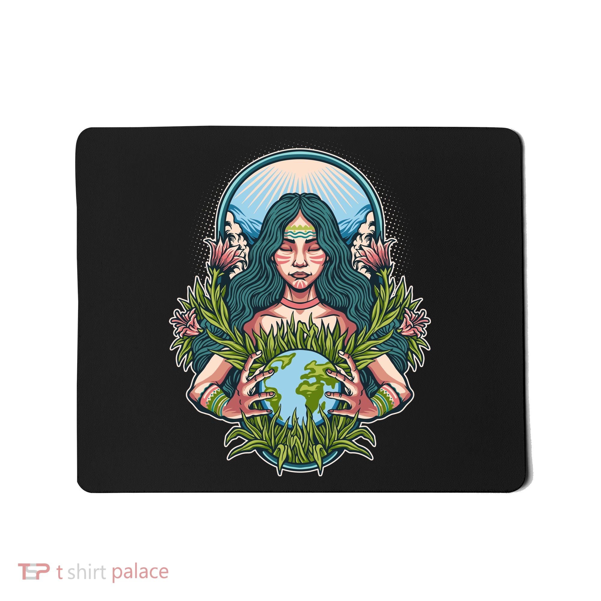 Mother Earth Native American Earth Day Mousepad