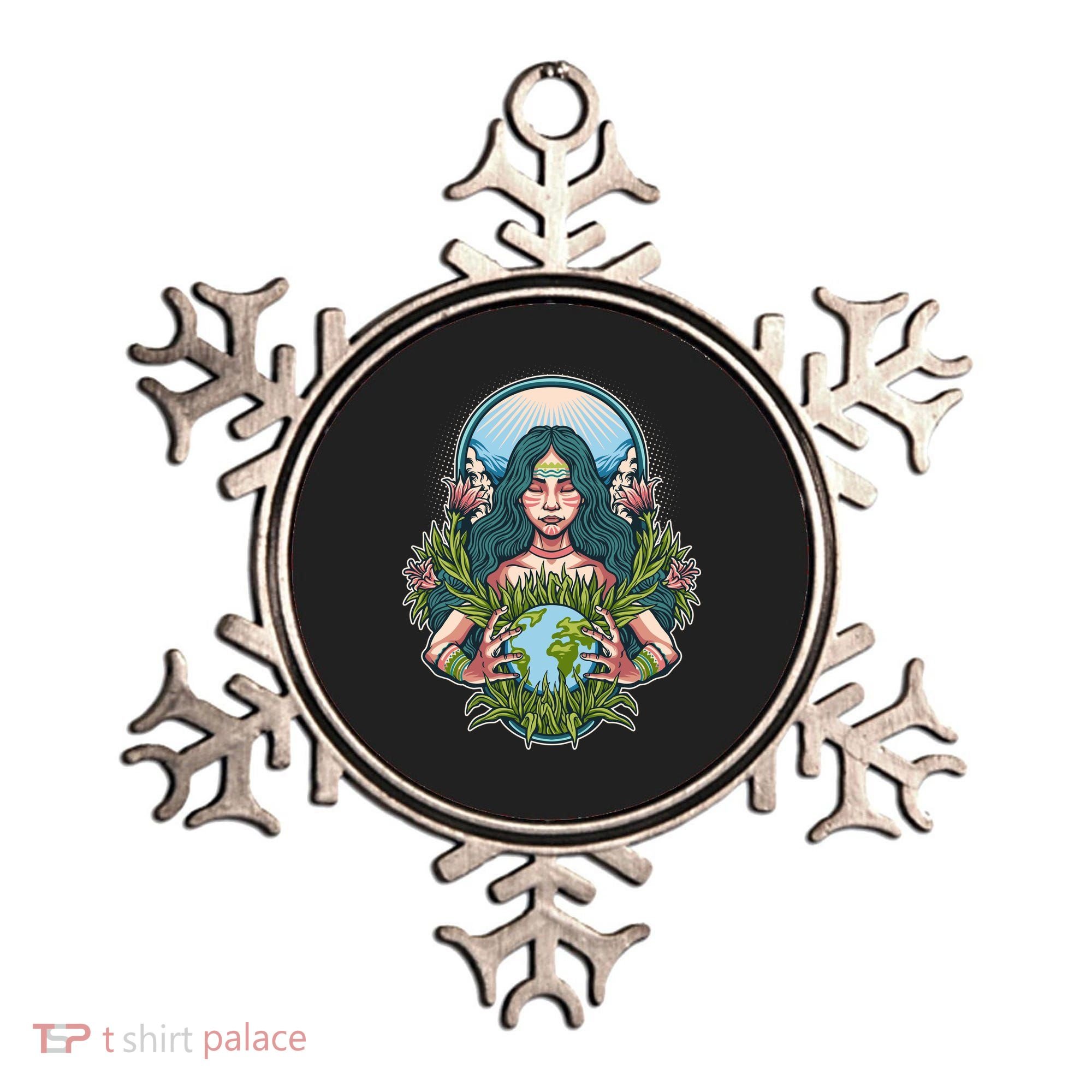 Mother Earth Native American Earth Day Ornament