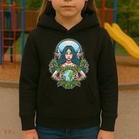 Mother Earth Native American Earth Day Kids Hoodie thumb 3