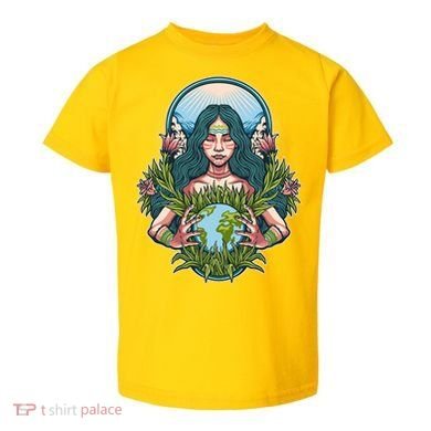 Mother Earth Native American Earth Day Toddler T-Shirt