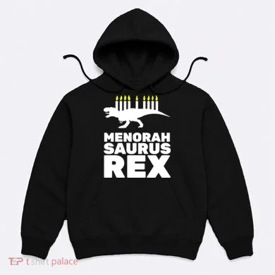 Menorah Saurus Rex Hoodie