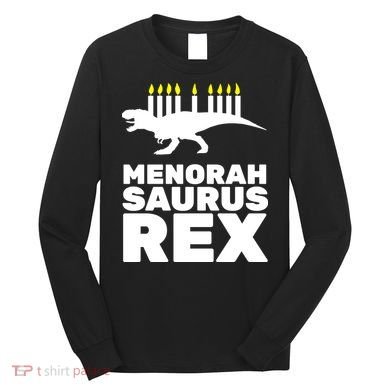 Menorah Saurus Rex Long Sleeve Shirt