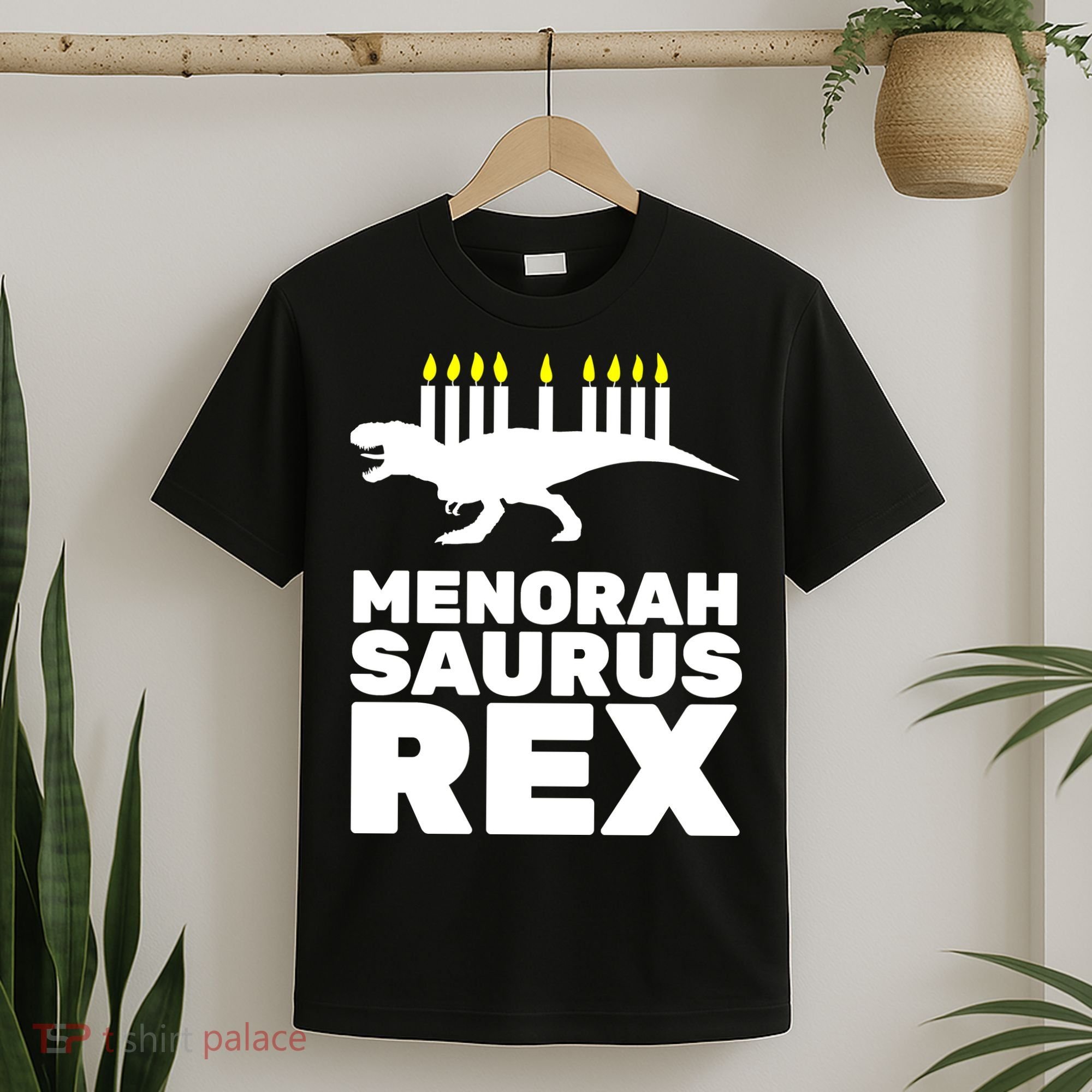 Menorah Saurus Rex T-Shirt