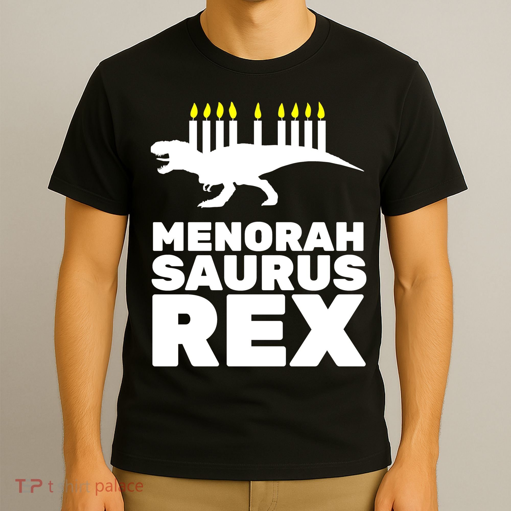 Menorah Saurus Rex T-Shirt