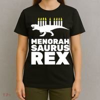 Menorah Saurus Rex T-Shirt thumb 4