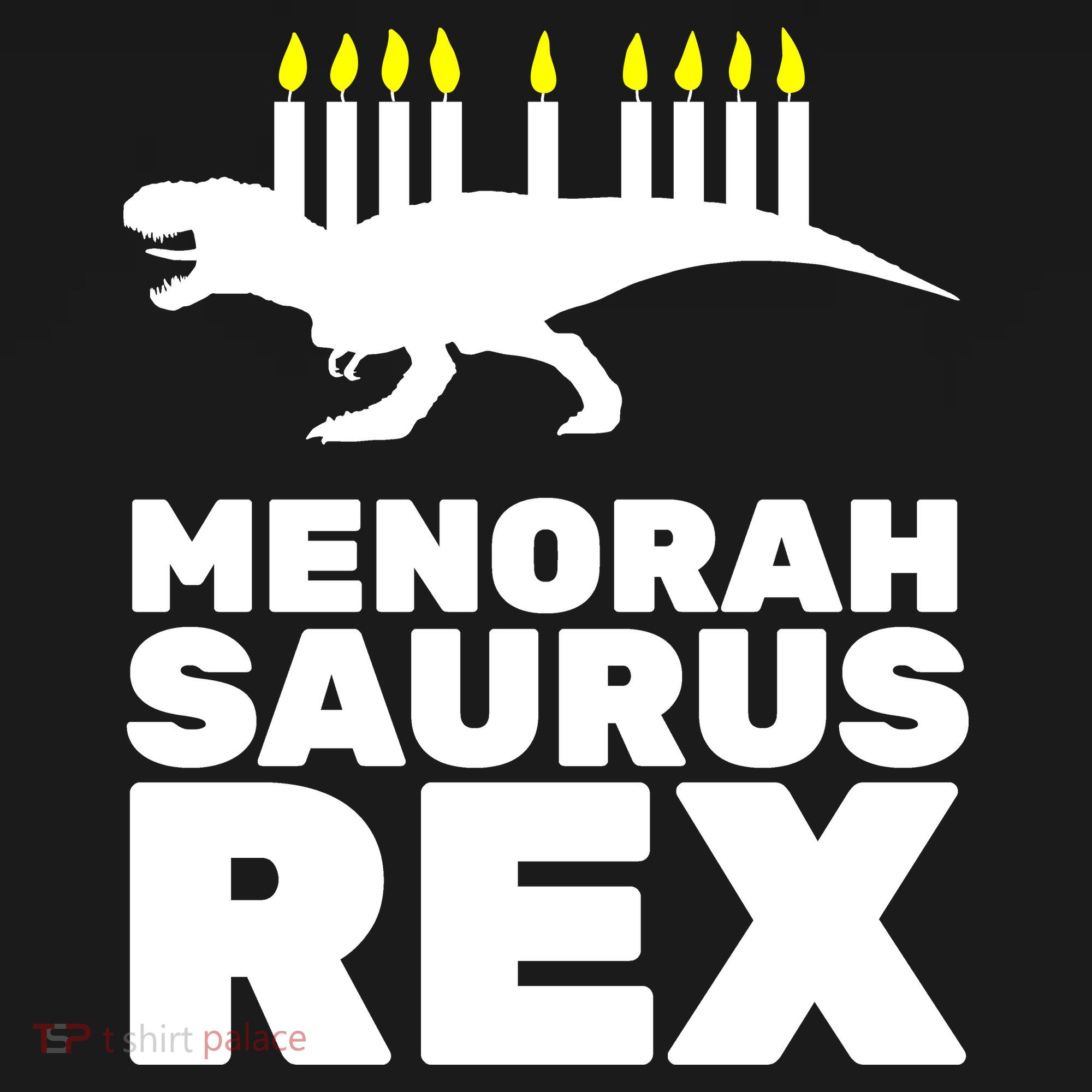 Menorah Saurus Rex T-Shirt