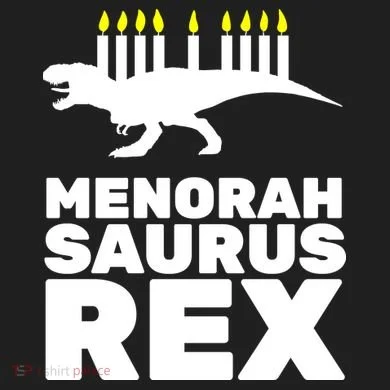 Menorah Saurus Rex Beanie