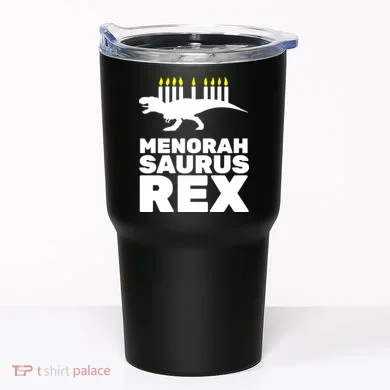 Menorah Saurus Rex Tumbler