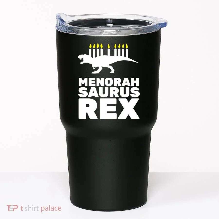 Menorah Saurus Rex Tumbler