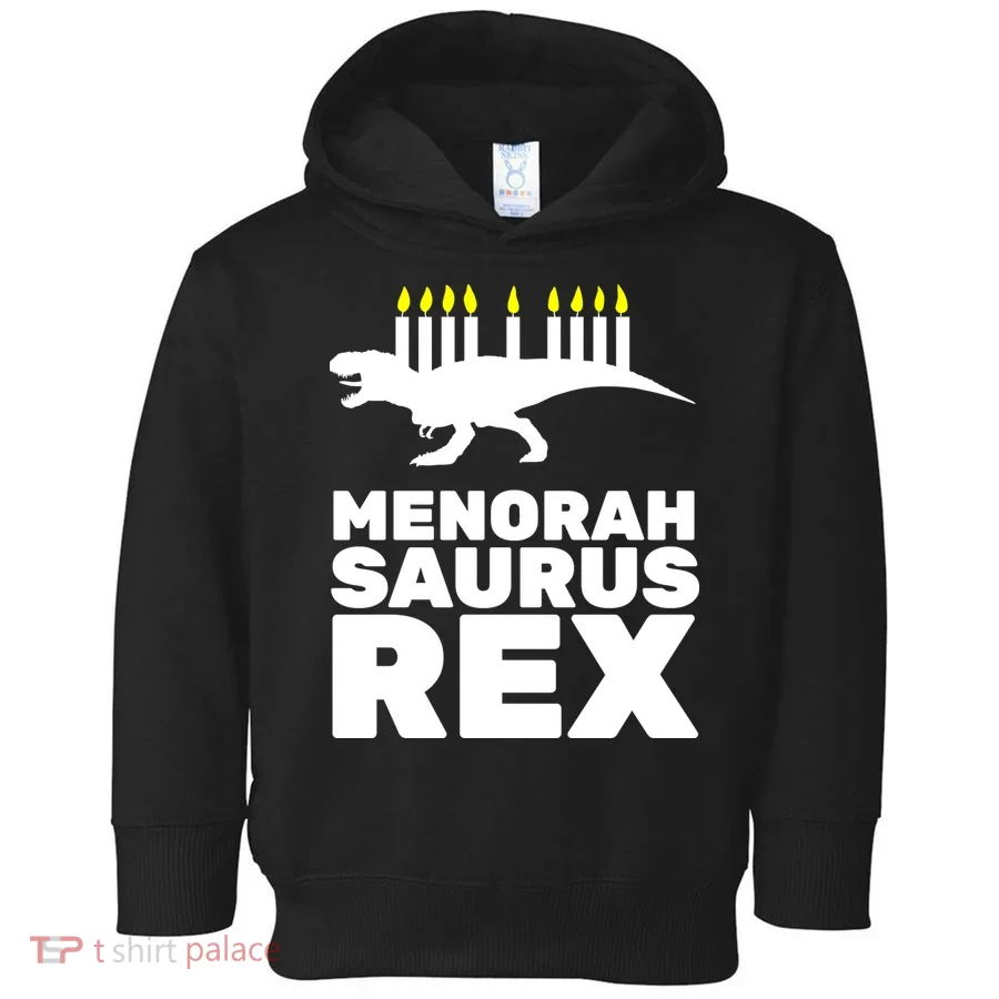 Menorah Saurus Rex Toddler Hoodie
