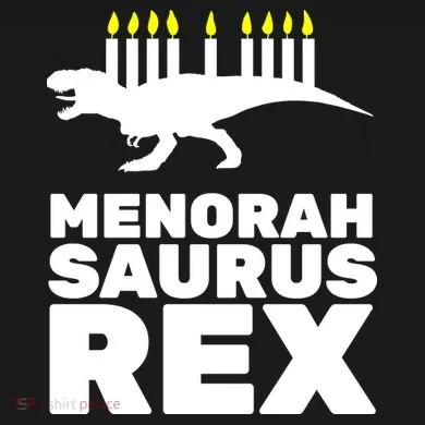 Menorah Saurus Rex Kids Sweatshirt