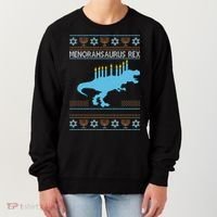 Menorahsaurus Rex Women's Sweatshirt thumb 0