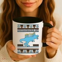 Menorahsaurus Rex Coffee Mug thumb 3