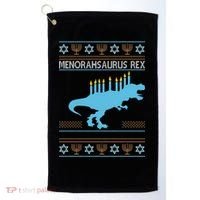 Menorahsaurus Rex Golf Towel thumb 0