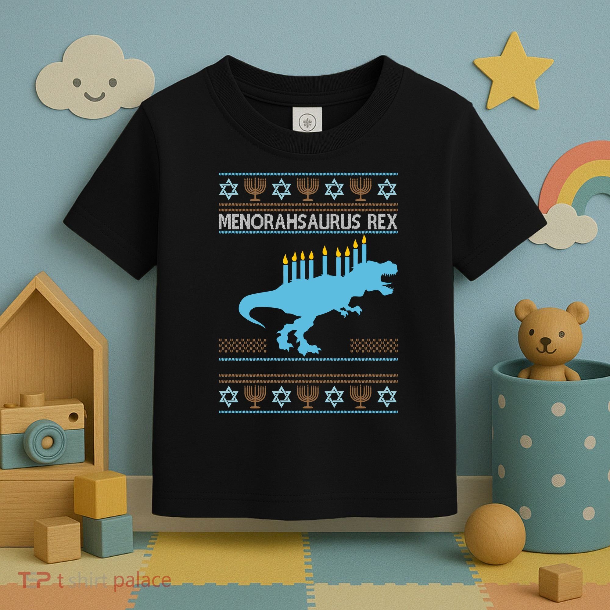 Menorahsaurus Rex Toddler T-Shirt