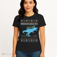 Menorahsaurus Rex Women's T-Shirt thumb 4
